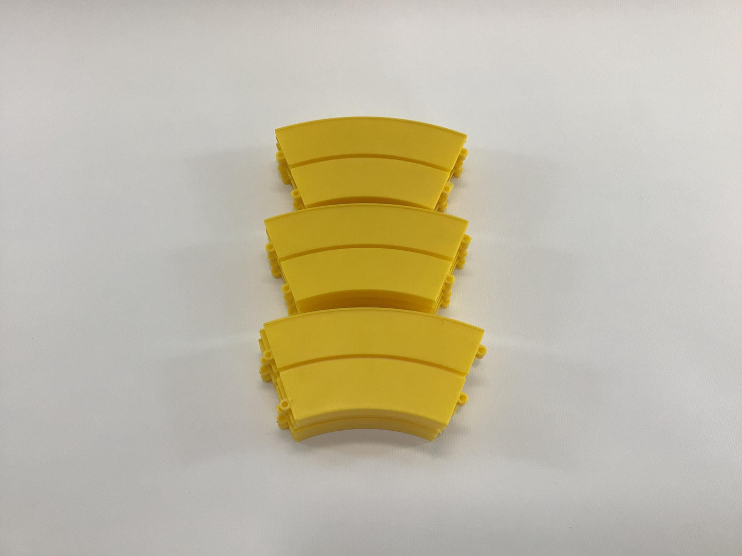 Ideal Jalopy Show Down 12 Yellow Curves Vintage Toy Slot Car Track Replacement Parts Pieces