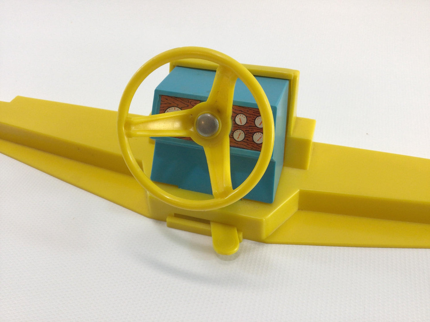 Ideal Jalopy Show Down Yellow Steering Wheel Vintage Toy Slot Car Track Replacement Parts Pieces