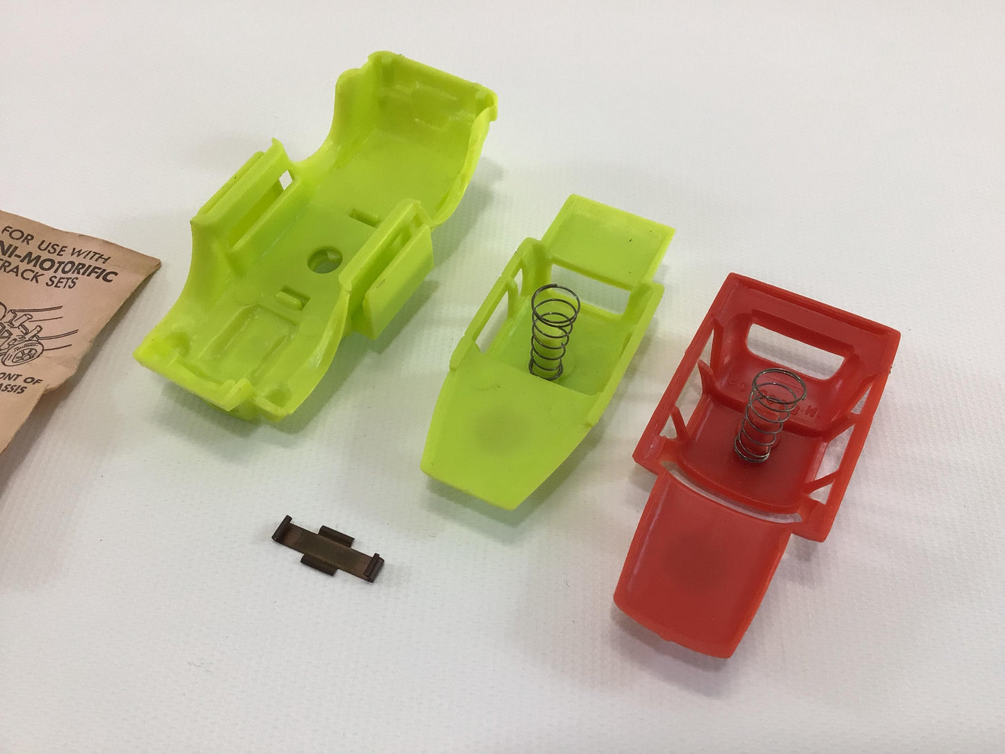Ideal Jalopy Show Down Car Parts Vintage Toy Slot Car Track Replacement Pieces