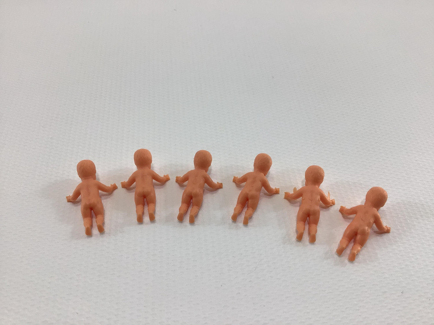 Dollhouse Miniature Babies 3/4" Baby Dolls Vintage Arts Crafts Project Supply