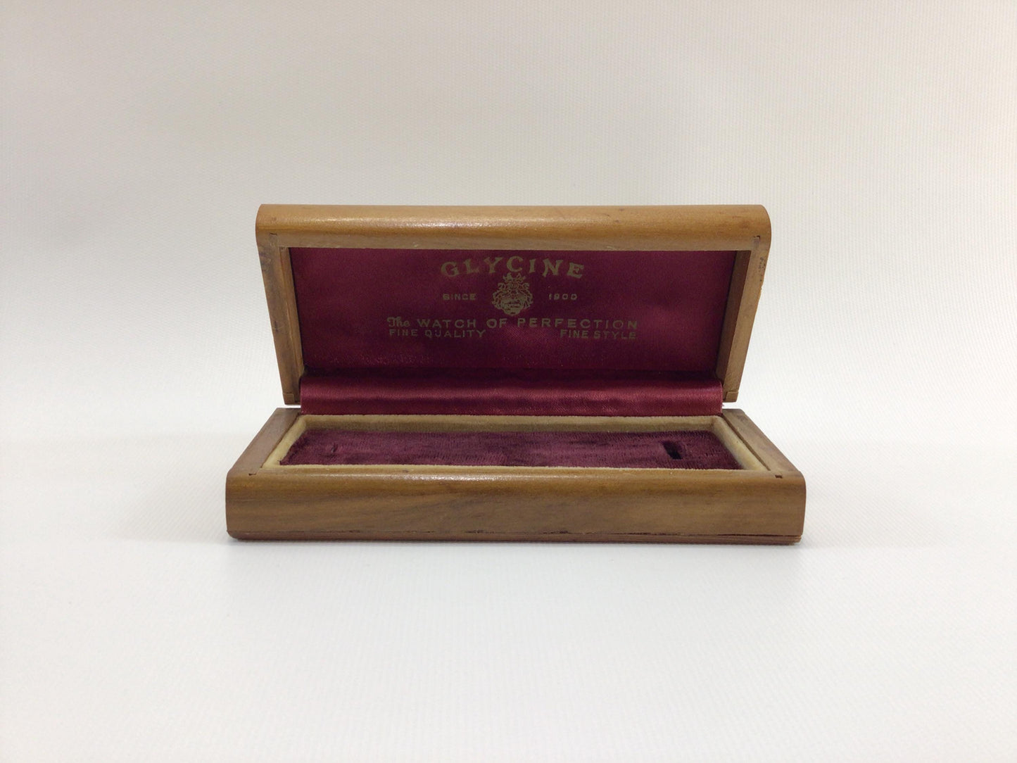 Womens Wrist Watch Presentation Box Glycine Watch of Perfection Vintage Storage Case Replacement Part