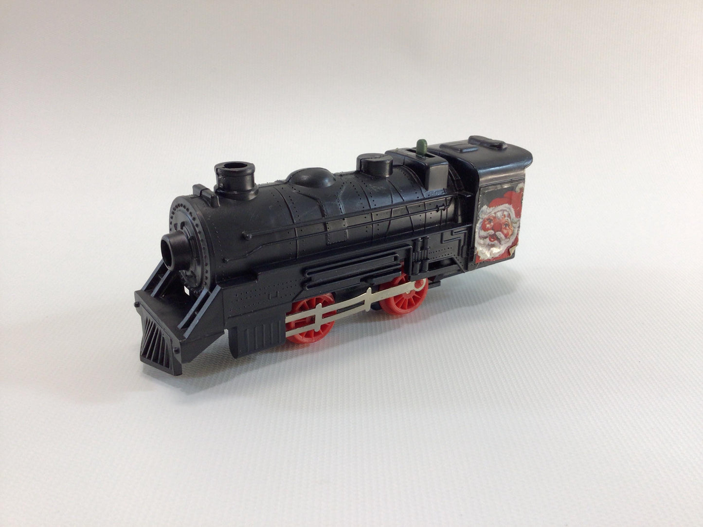 Santa Claus Locomotive Engine Vintage Battery Operated Made in Hong Kong Toy Christmas Tree Railroad Train Set Replacement Part - Working