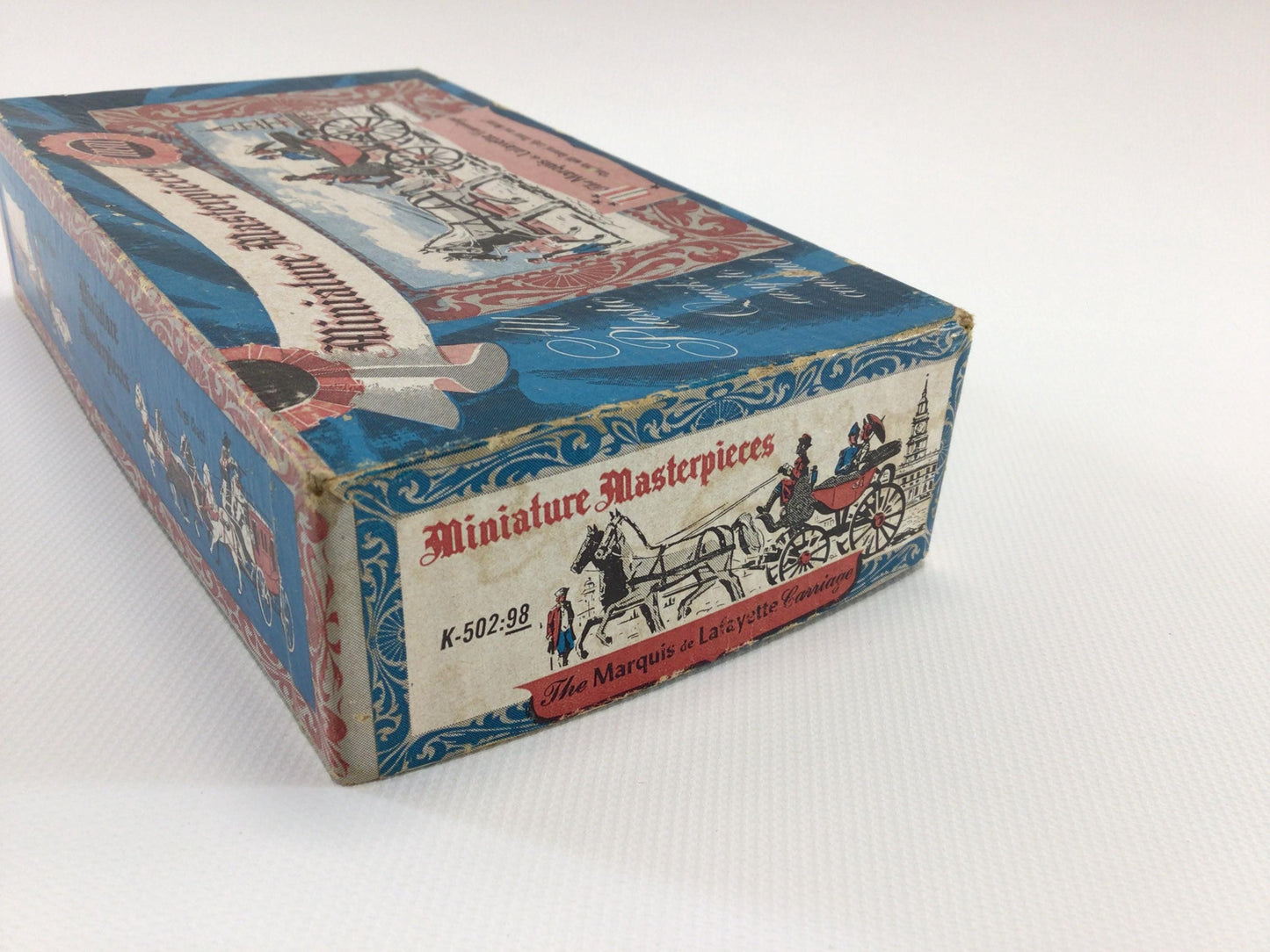 Miniature Masterpieces HO Scale Model Marquis de LaFayette Carriage Vintage Miniature Modeling Kit