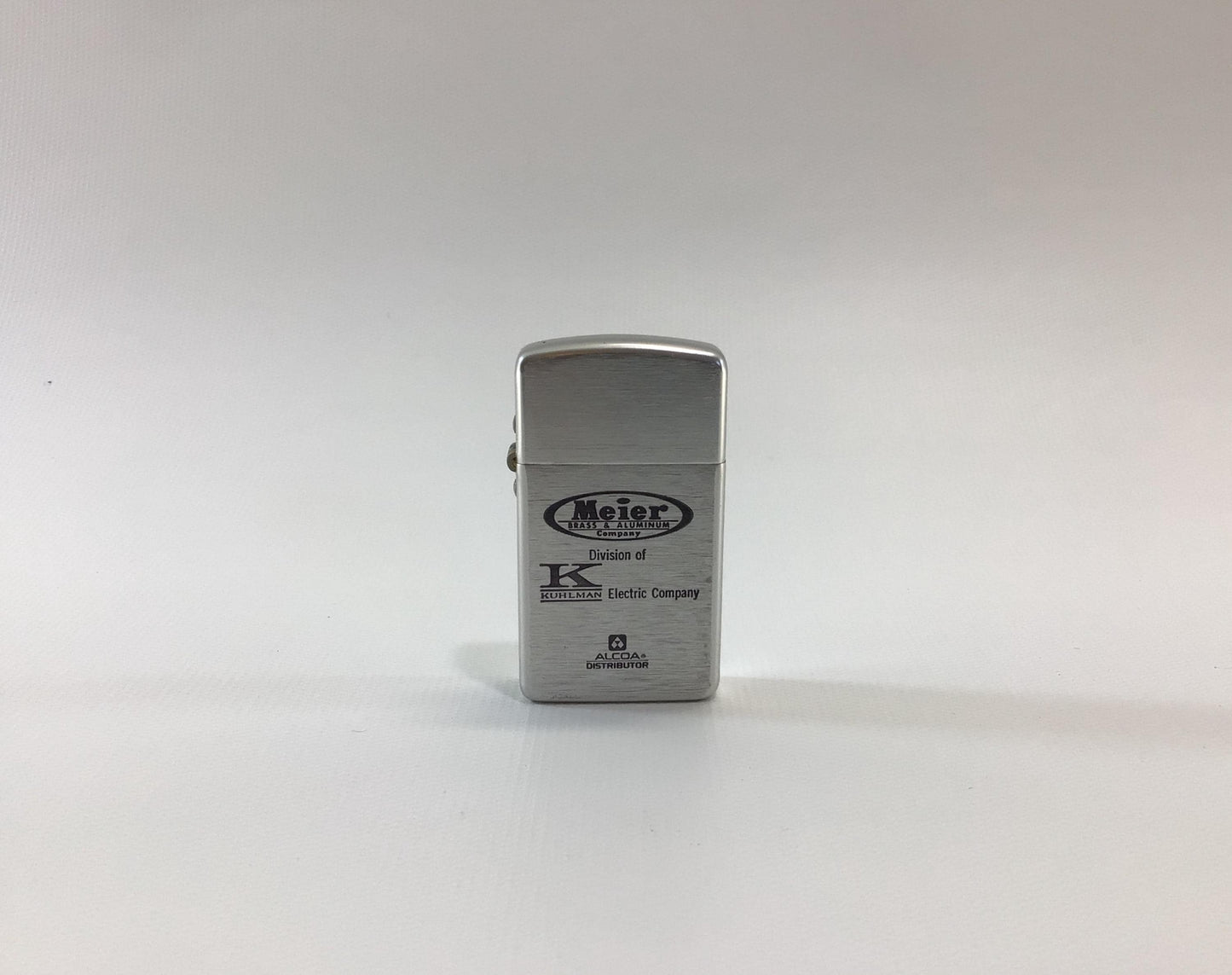 Park Cigarette Lighter Meier Brass & Aluminum Company Vintage Advertising Tobacciana