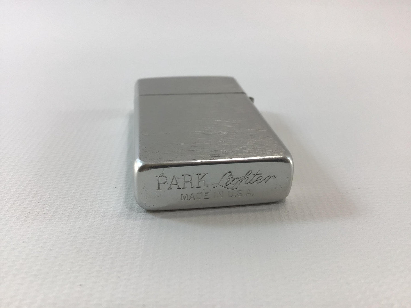 Park Cigarette Lighter Meier Brass & Aluminum Company Vintage Advertising Tobacciana