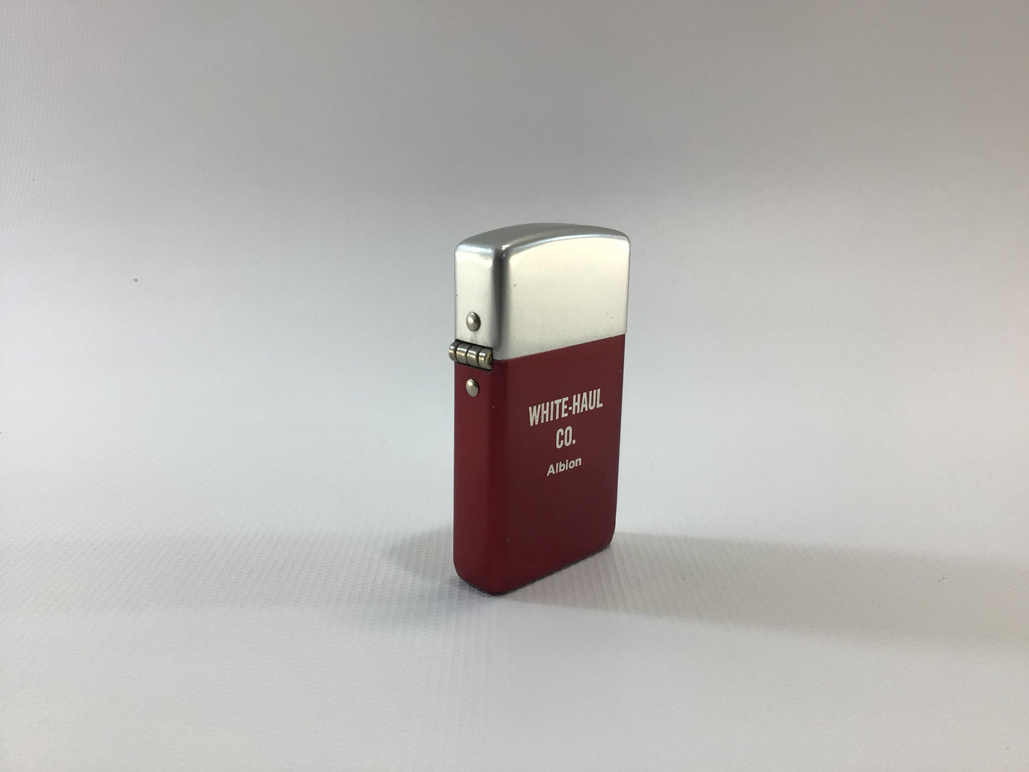 Park Cigarette Lighter White-Haul Company Vintage Albion Michigan Advertising Tobacciana