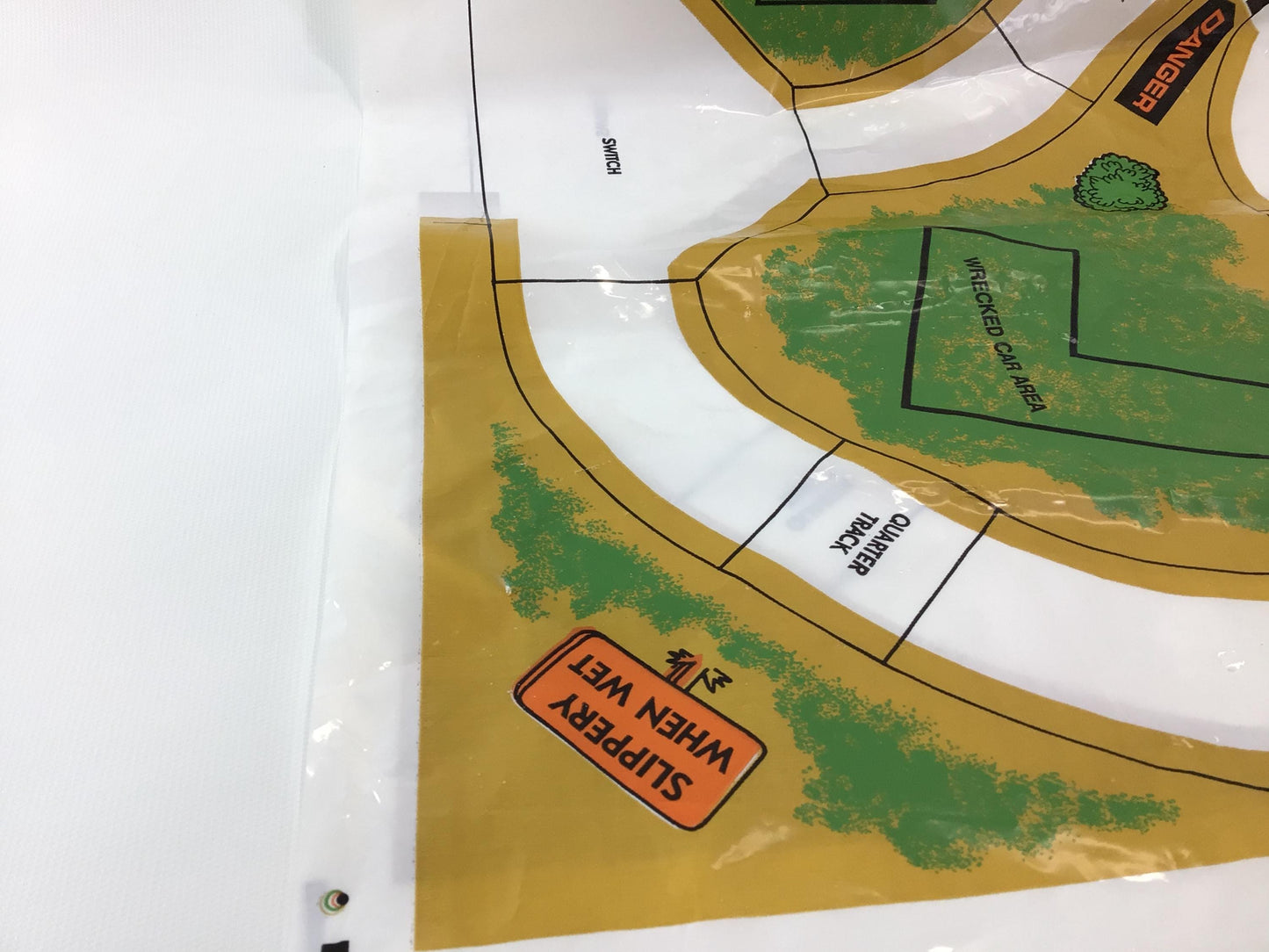 Ideal Jalopy Show Down Play Mat Vintage Toy Slot Car Track Replacement Parts Pieces