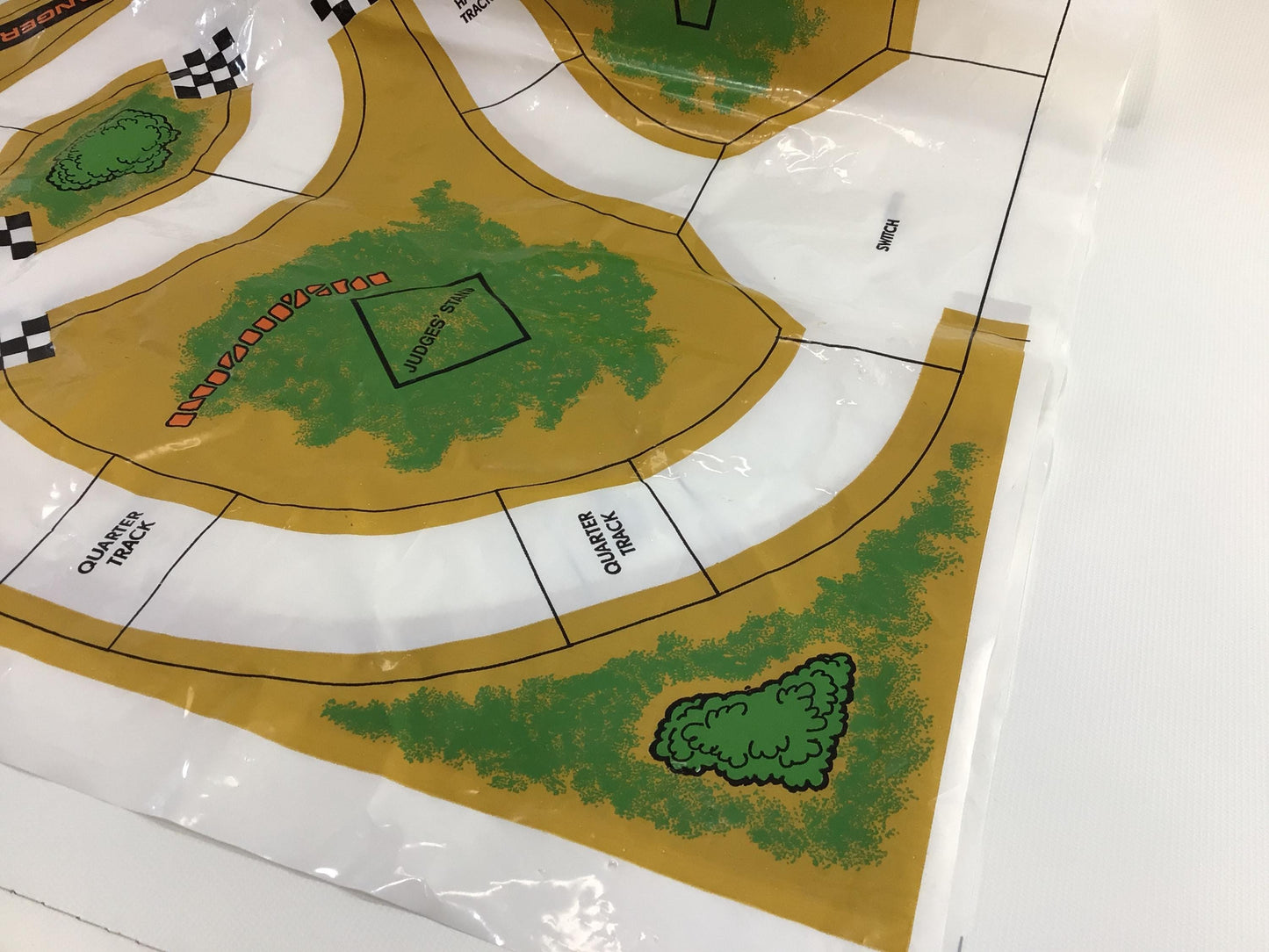 Ideal Jalopy Show Down Play Mat Vintage Toy Slot Car Track Replacement Parts Pieces