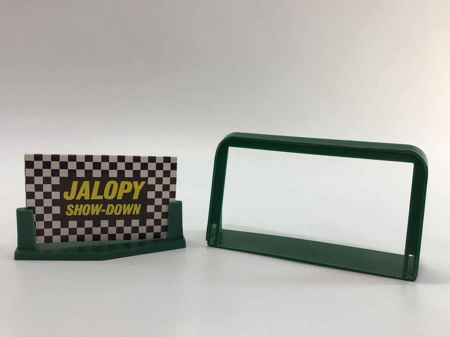 Ideal Jalopy Show Down Billboard Signs Vintage Toy Slot Car Track Replacement Parts Pieces