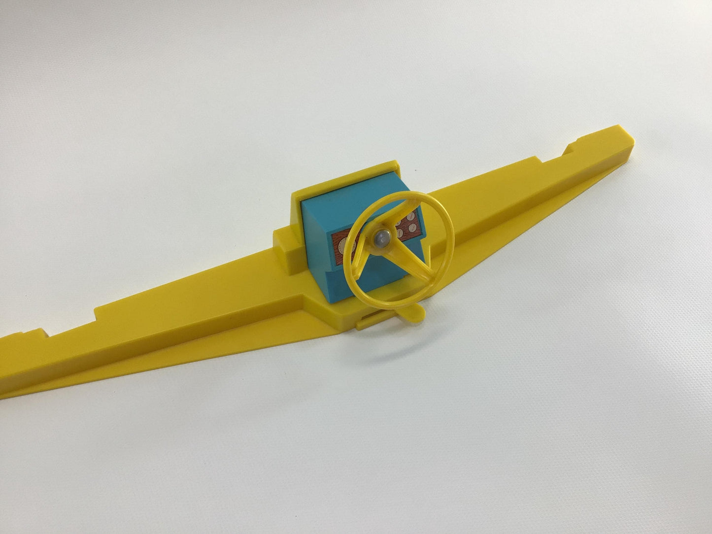 Ideal Jalopy Show Down Yellow Steering Wheel Vintage Toy Slot Car Track Replacement Parts Pieces
