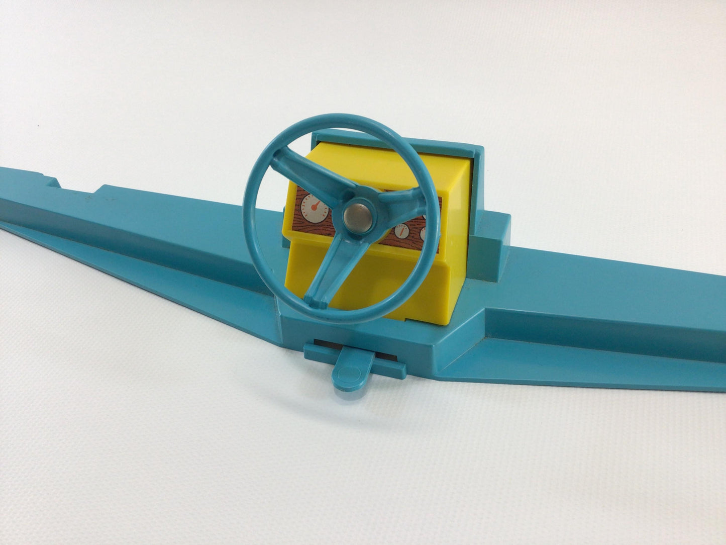 Ideal Jalopy Show Down Blue Steering Wheel Vintage Toy Slot Car Track Replacement Parts Pieces