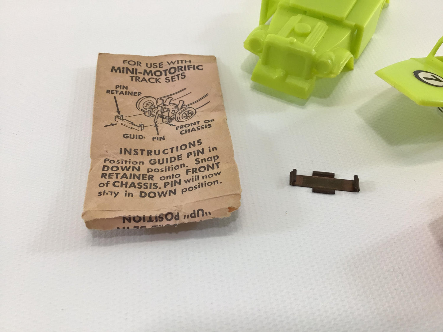 Ideal Jalopy Show Down Car Parts Vintage Toy Slot Car Track Replacement Pieces