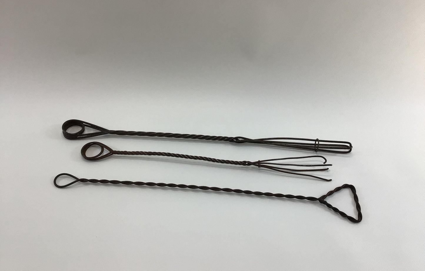 Antique Steel Wire Fireplace Hearth Rustic Primitive Kitchen Cooking Utensils