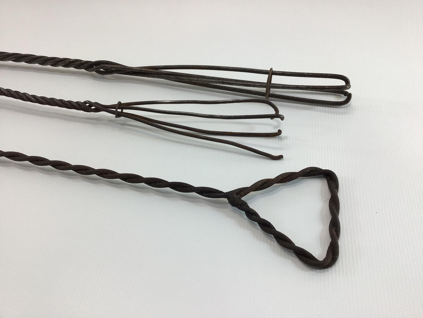 Antique Steel Wire Fireplace Hearth Rustic Primitive Kitchen Cooking Utensils