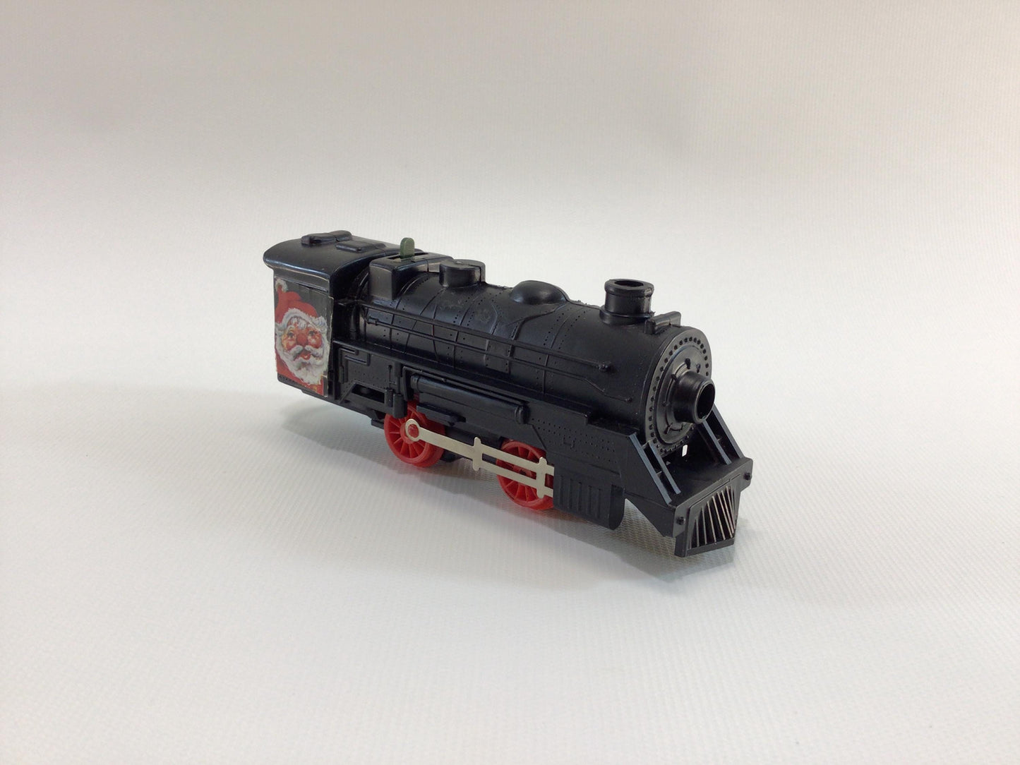 Santa Claus Locomotive Engine Vintage Battery Operated Made in Hong Kong Toy Christmas Tree Railroad Train Set Replacement Part - Working