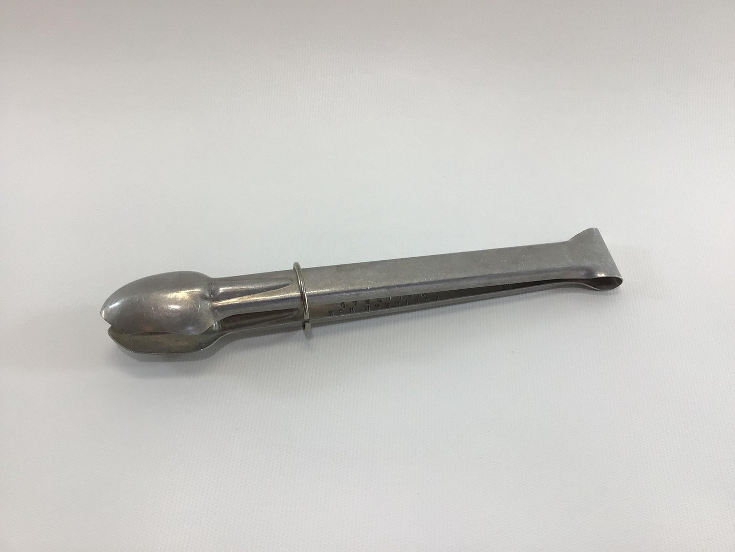 Aluminum Ice Tongs Vintage Marathon Gas Station Advertising Premium Giveaway