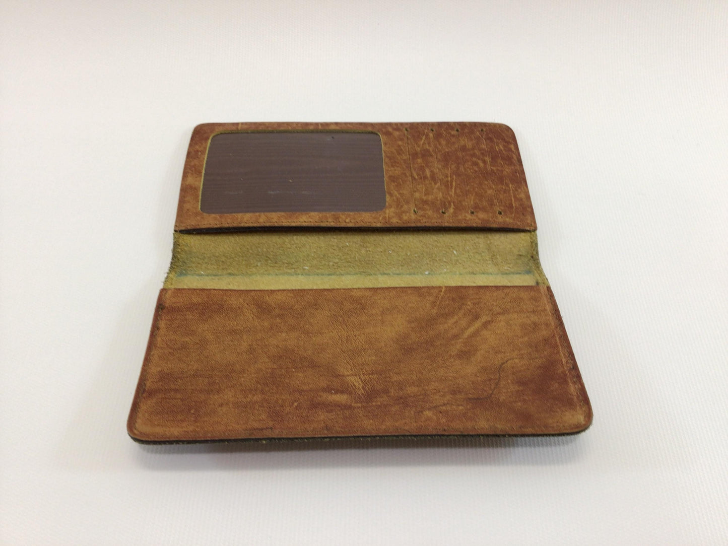 Checkbook ID Card Wallet Vintage Quality Made Soft Leather
