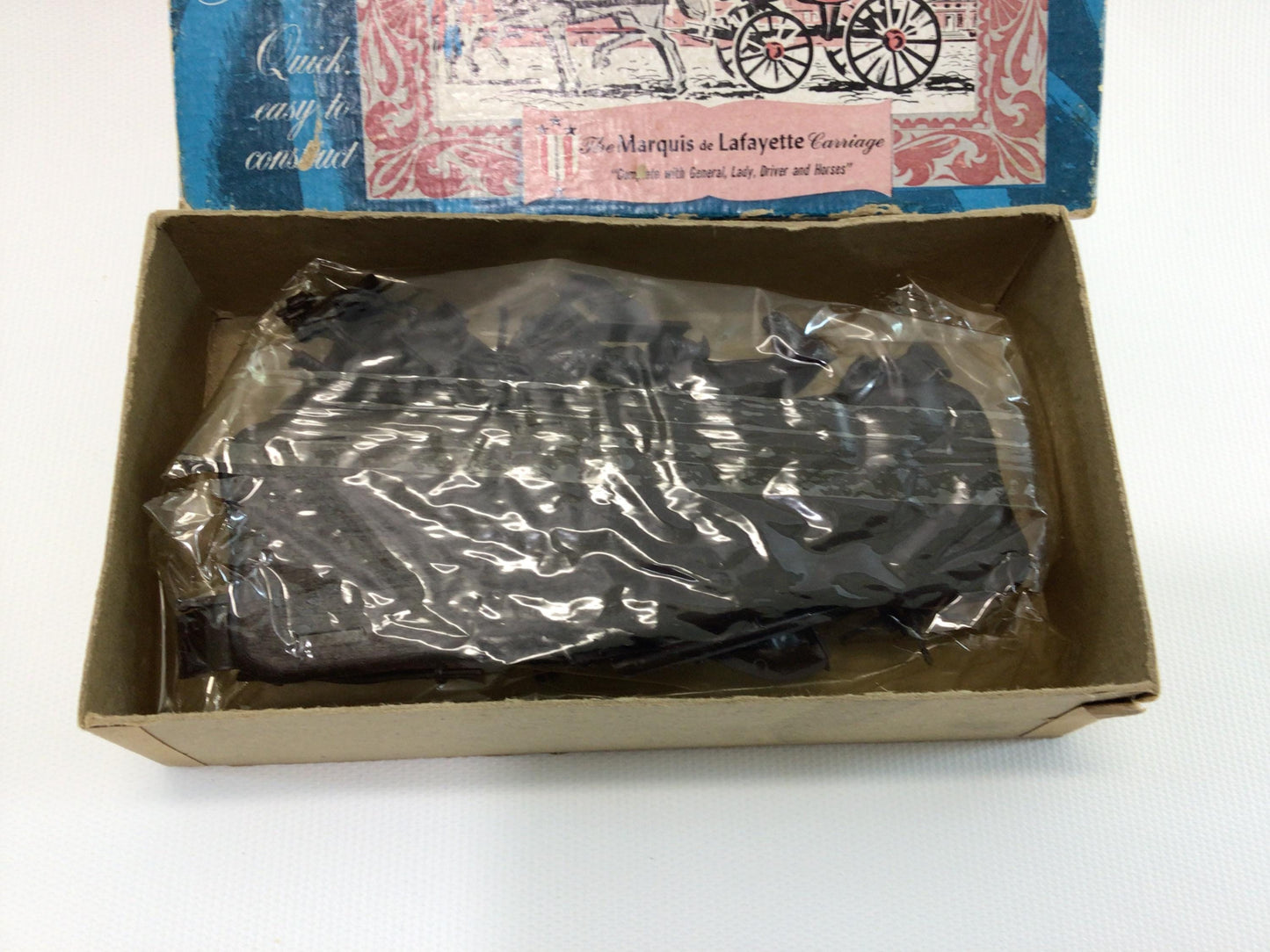 Miniature Masterpieces HO Scale Model Marquis de LaFayette Carriage Vintage Miniature Modeling Kit