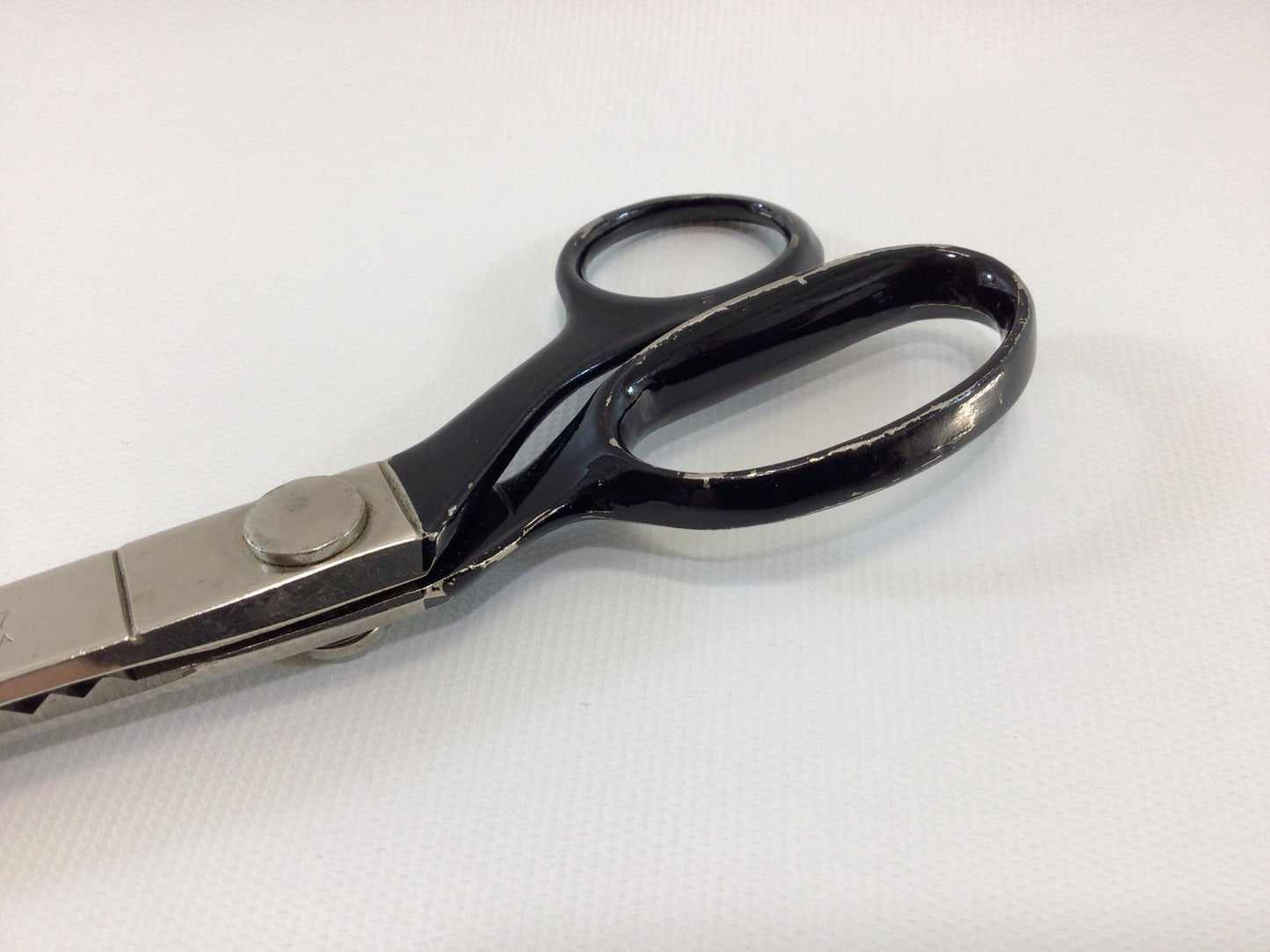 Wiss Pinking Shears Left Handed Model CB7 Quality Made in USA Vintage Sewing Notion Tool