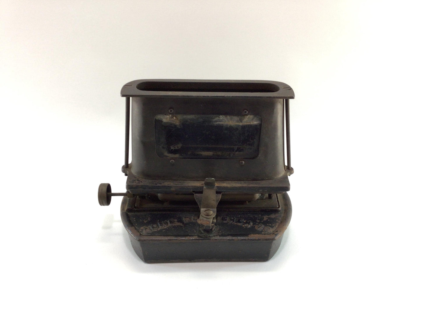 Antique Lamp Stove Acme Burnisher Company Kerosene Oil Burner Sad Iron Utility Heater