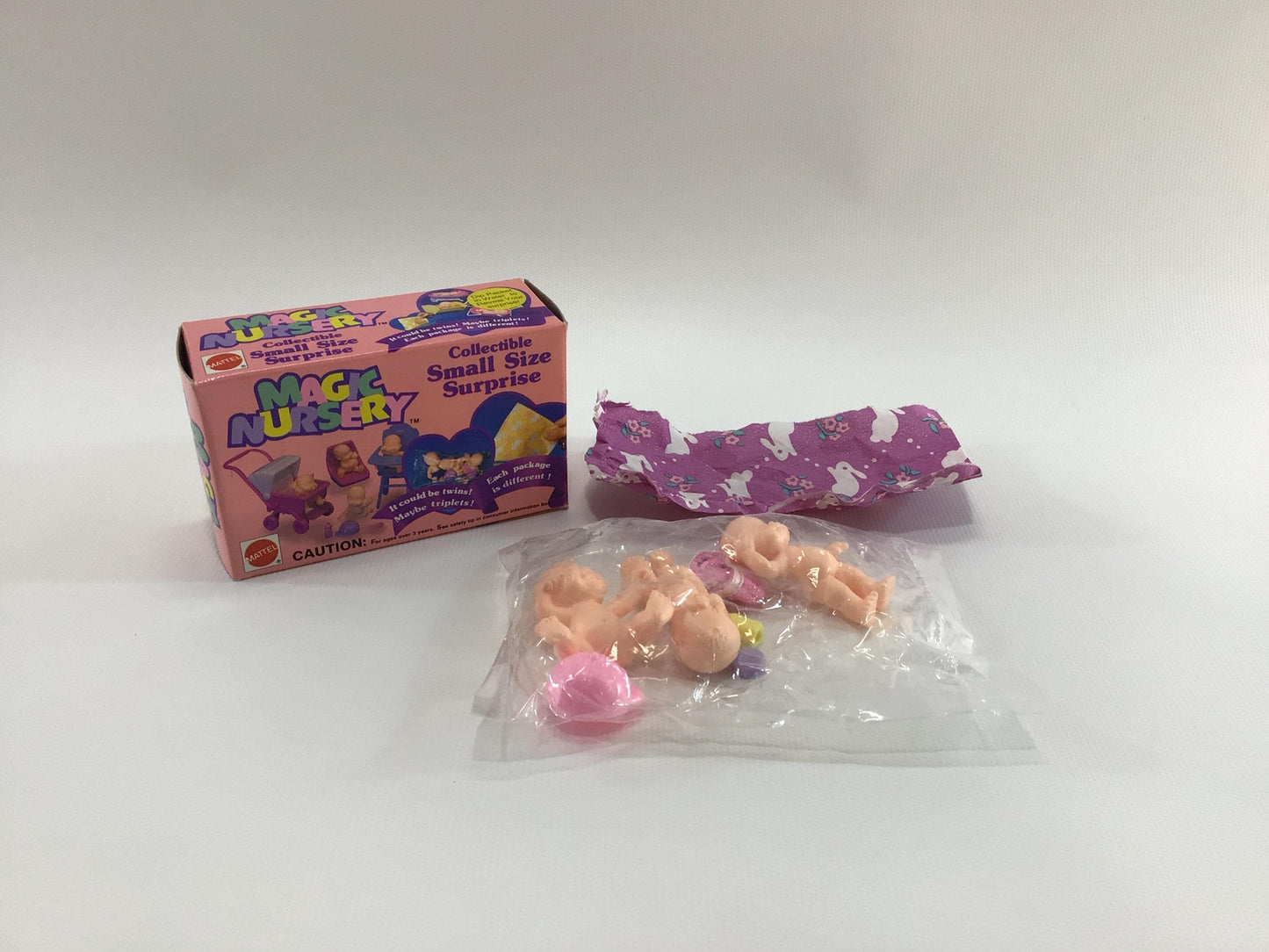Mattel Magic Nursery Small Size Surprise Vintage 90s Miniature Baby Doll Toys