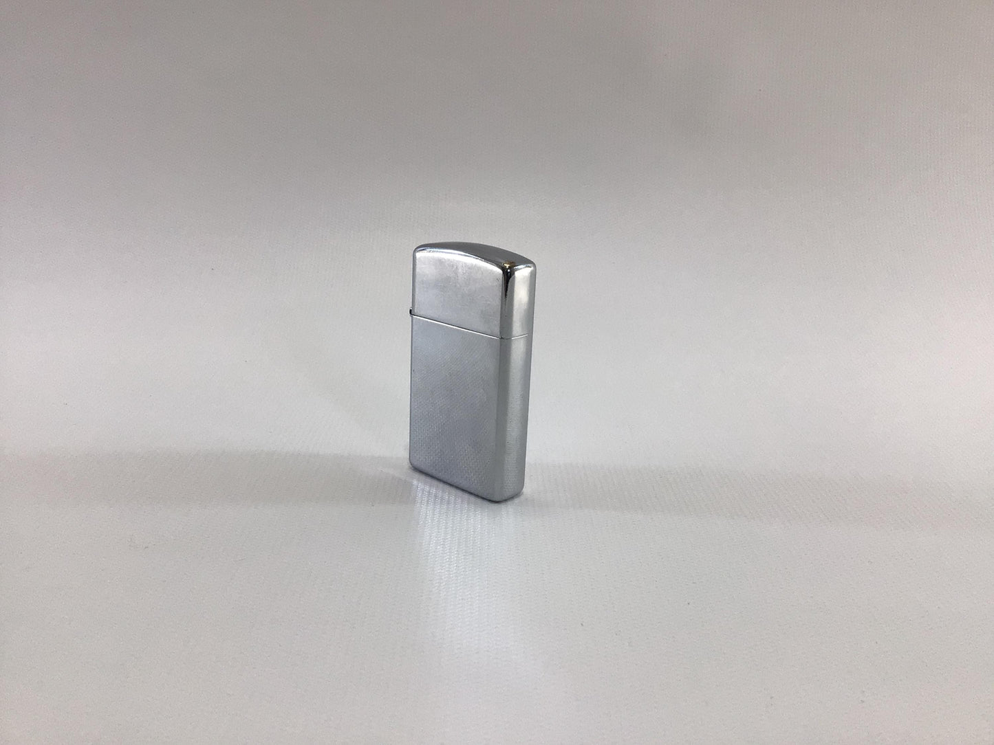 Zippo Slim Cigarette Lighter High Polish Chrome Vintage 1996
