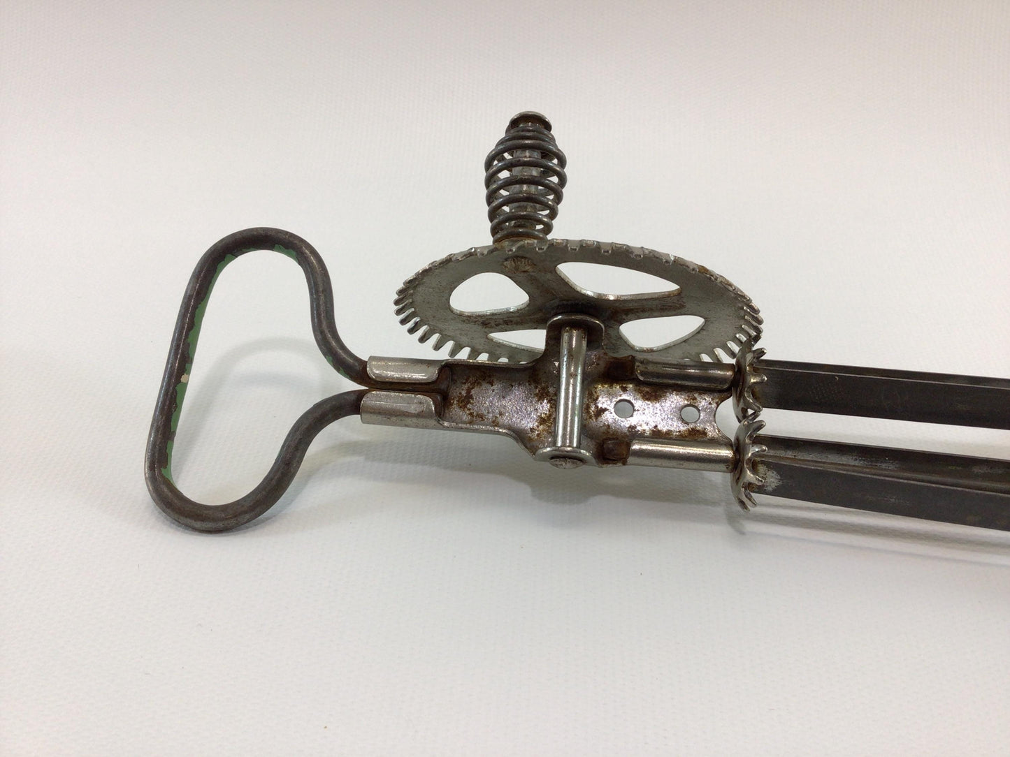 Steel Handle Egg Beater Made in USA Pat 1923 A&J Antique Country Kitchen Farmhouse Decor