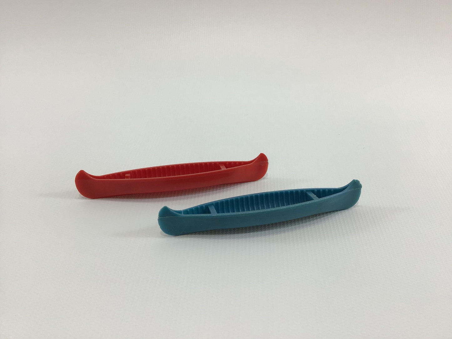 Miniature Canoes 3" Hard Plastic Vintage Cake Topper Party Favor Toys