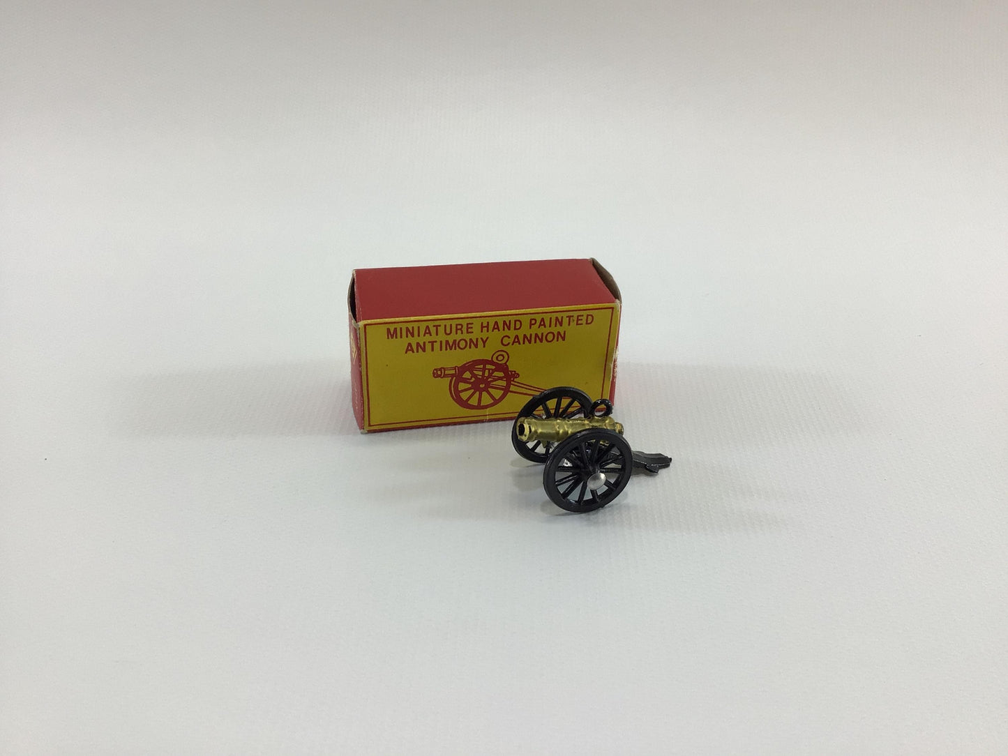 Antimony Field Cannon Vintage Miniature Toy Pot Metal Party Favor