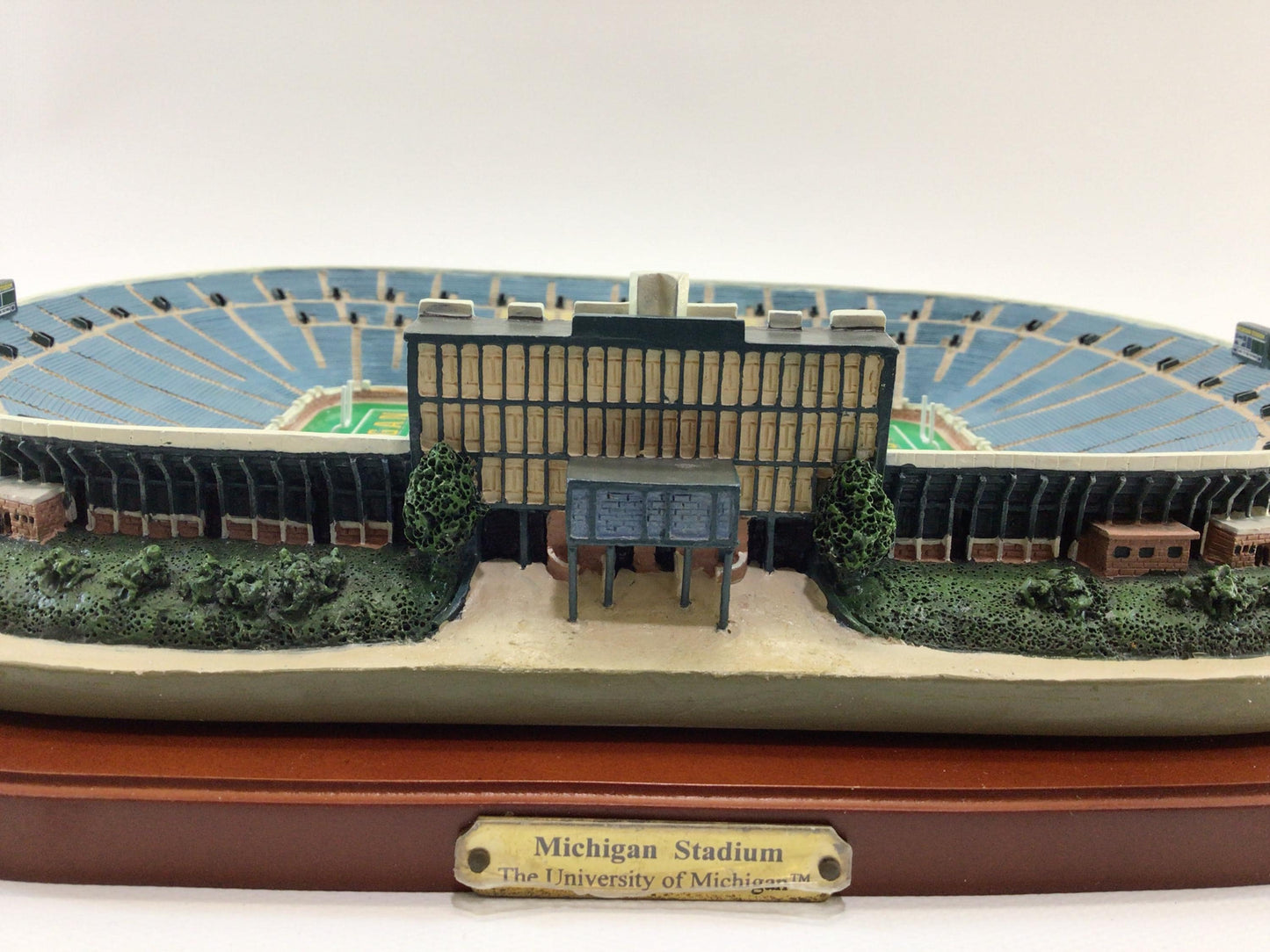 Big House University of Michigan Football Stadium Vintage 2000 Collegiate Collectibles Miniature Resin Field Replica