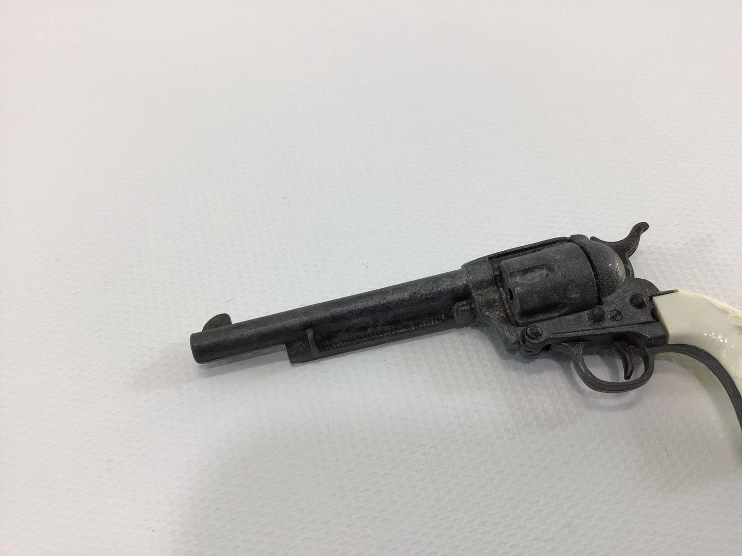 Longhorn Steer Handle Vintage Single Shot Action Toy Miniature Colt Revolver Cap Gun