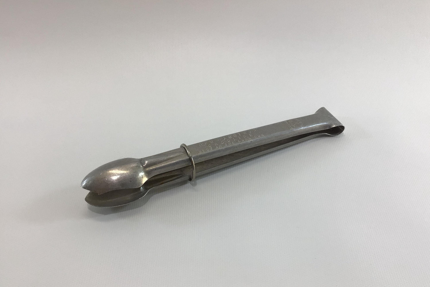 Aluminum Ice Tongs Vintage Marathon Gas Station Advertising Premium Giveaway