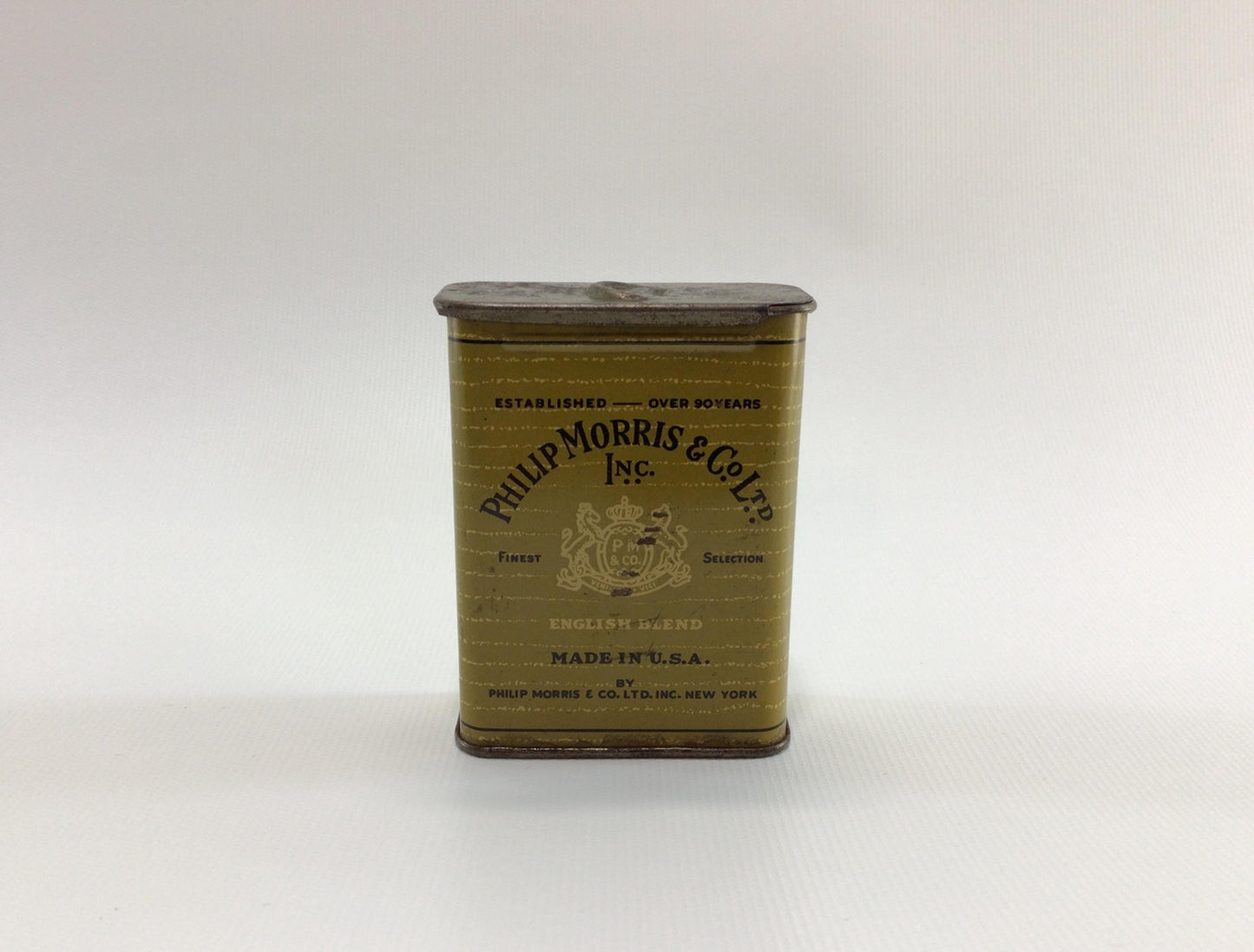 Phillip Morris King Size Cigarette Box Tin Collectible Tobacciana Ephemera