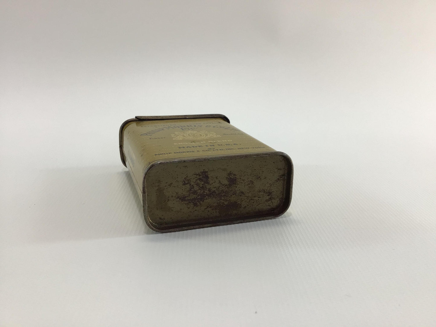 Phillip Morris King Size Cigarette Box Tin Collectible Tobacciana Ephemera