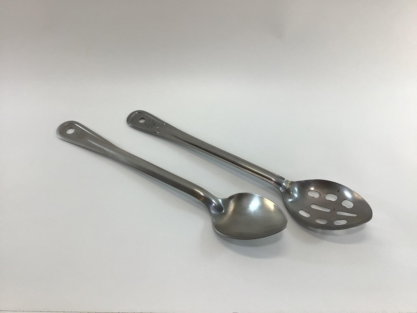 Long Handle Slotted and Serving Spoon Commercial Restaurant Quality Stainless Steel Vollrath & TS Slimstreak