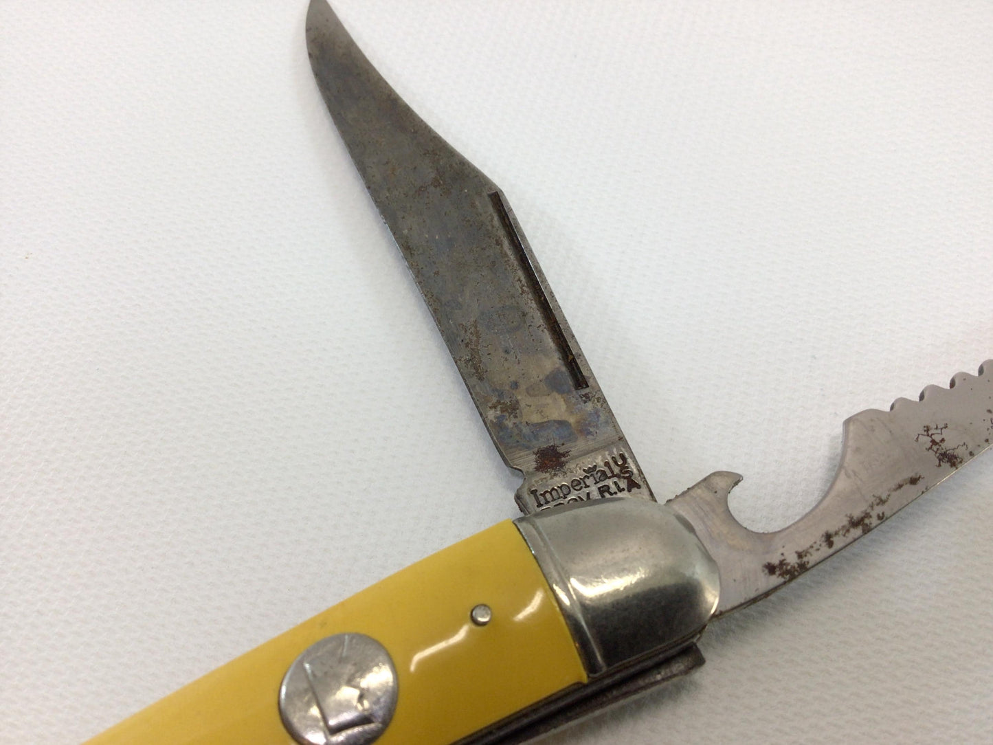 Imperial Fish Knife Vintage 2 Blade Made in USA Fishing Tackle Pocket Knife