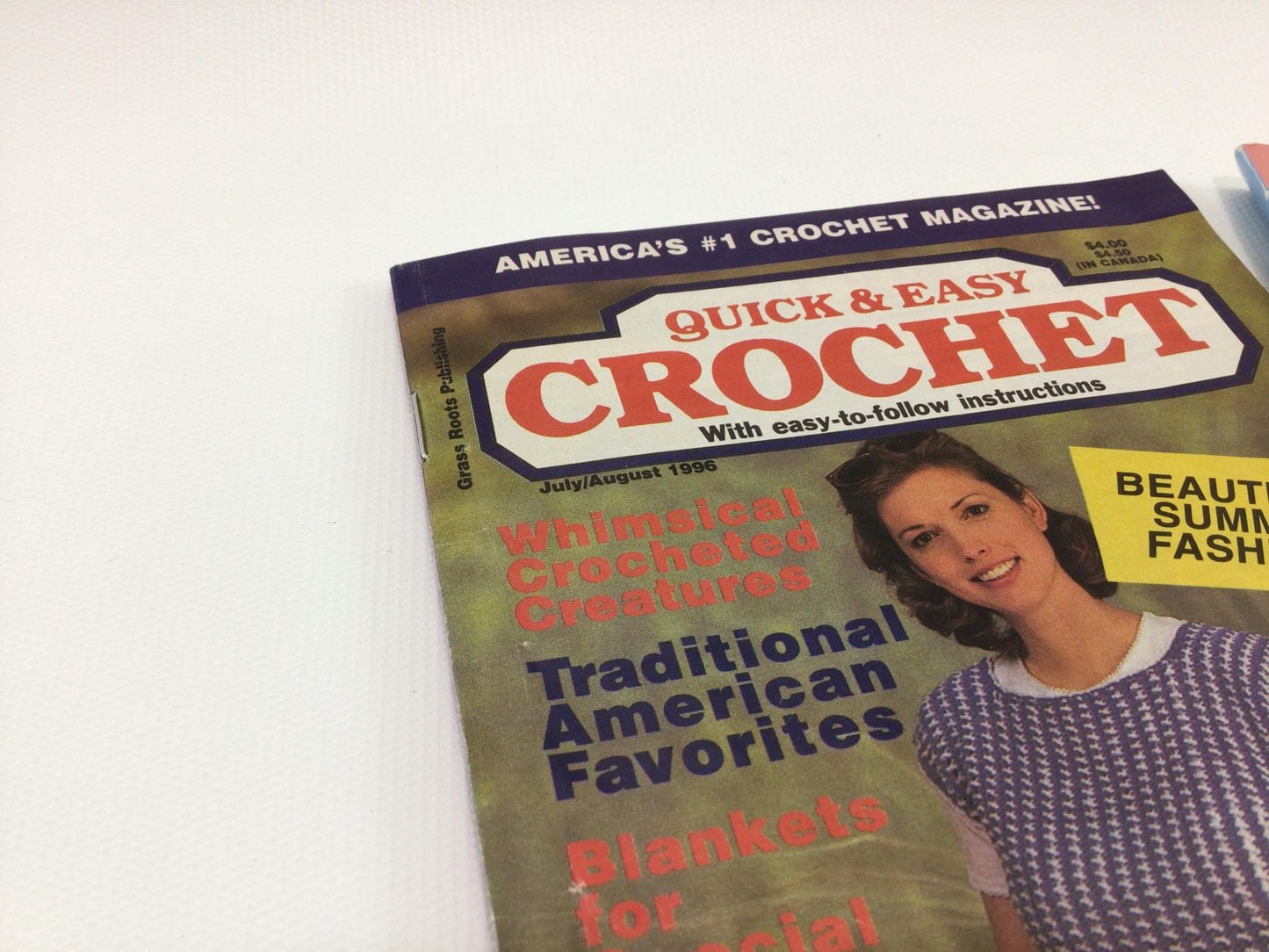 Quick & Easy Crochet Instruction Pattern Booklets Mid Century Designs