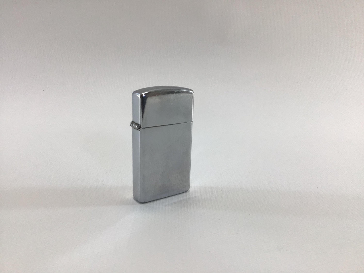Zippo Slim Cigarette Lighter High Polish Chrome Vintage 1996