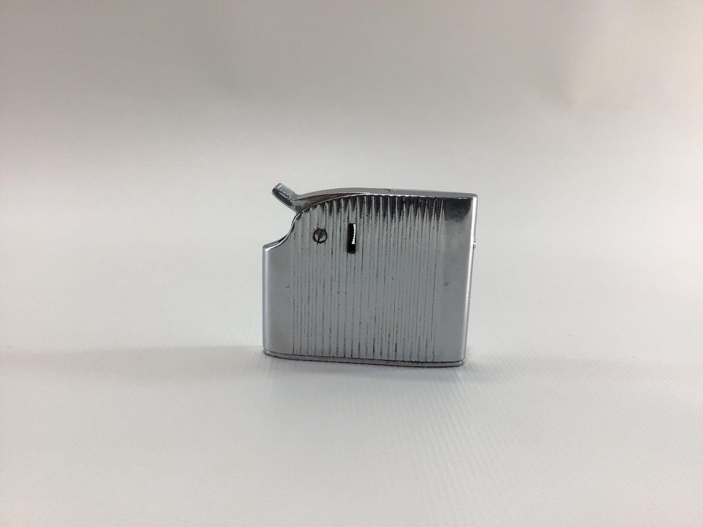 Chrome Finish Mid Century Fluid Cigarette Lighter Berkeley Director Slim Pinstripe