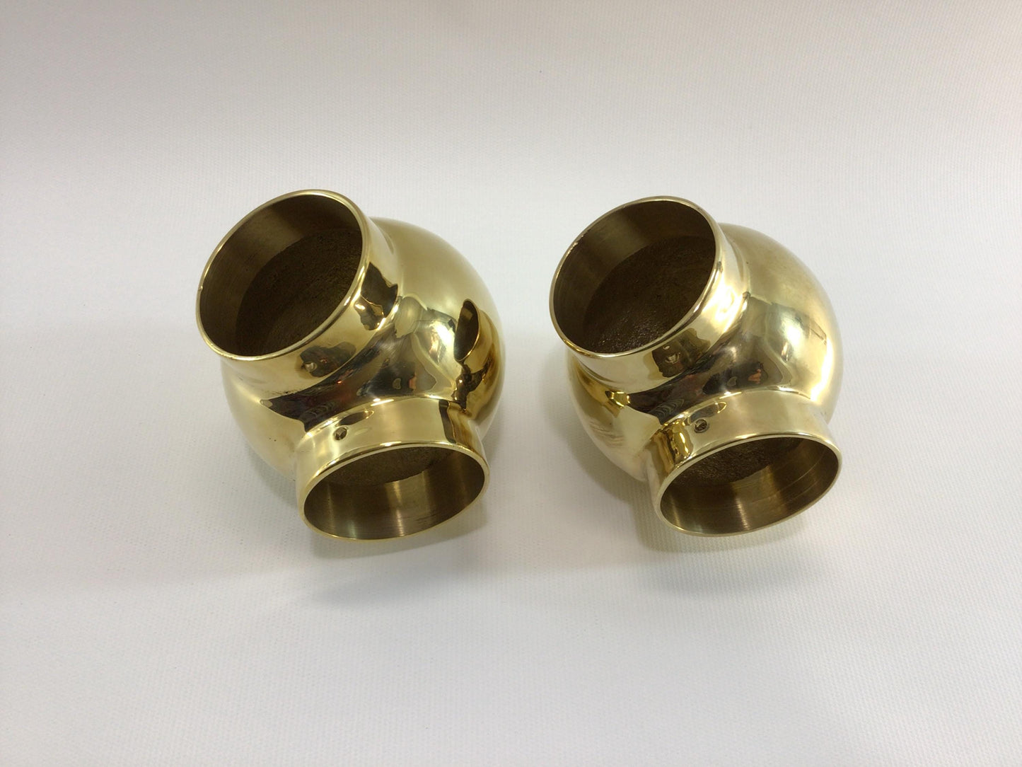 Brass Railing Hardware Lavi Industries Ball 90 Degree Elbow 00-702/2 Set of 2 Replacement Parts Pieces for 2" Diameter Tubing