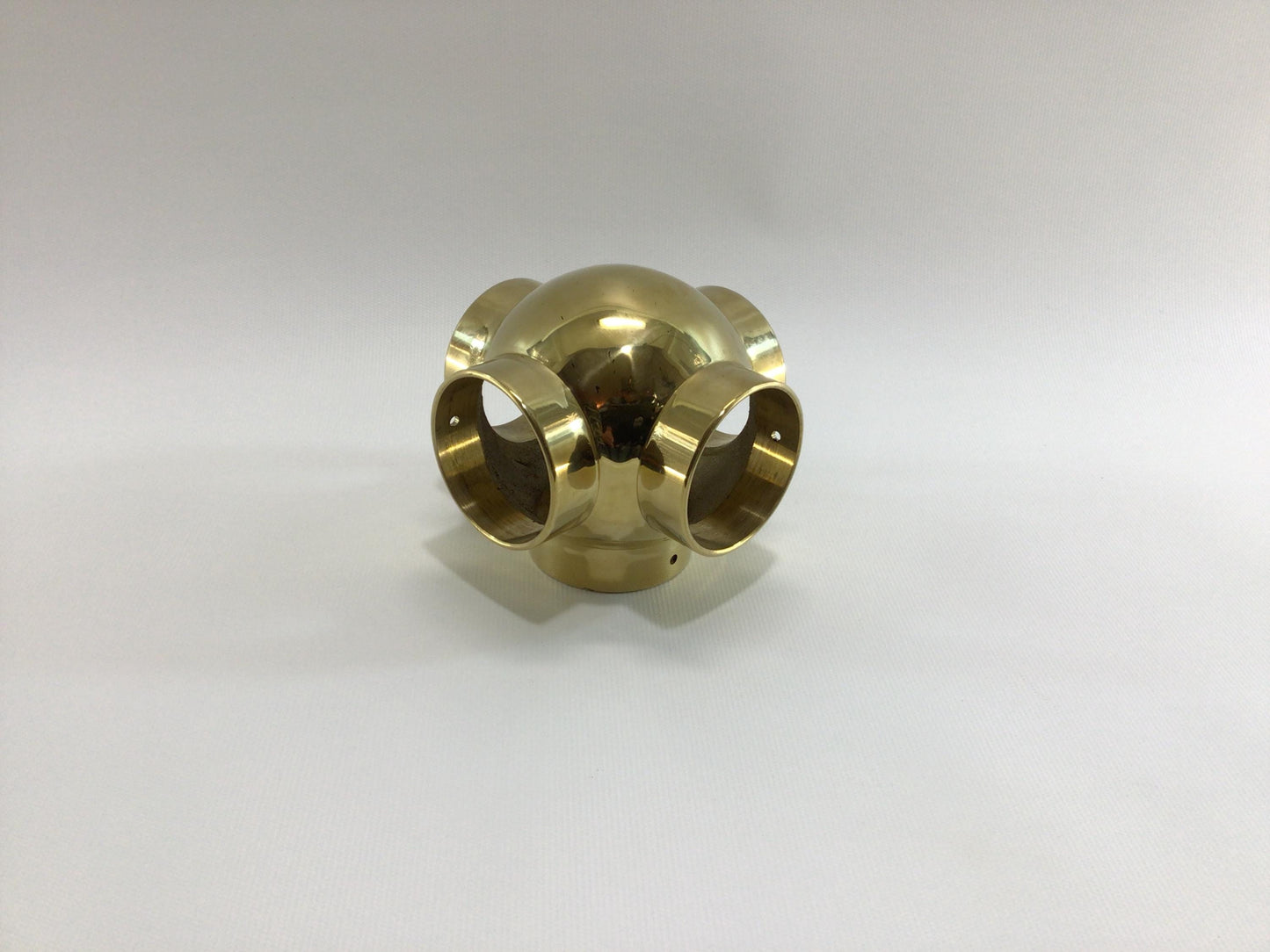 Brass Railing Hardware Lavi Industries Ball Side Outlet Cross 00-707/2 Replacement Parts Pieces for 2" Diameter Tubing
