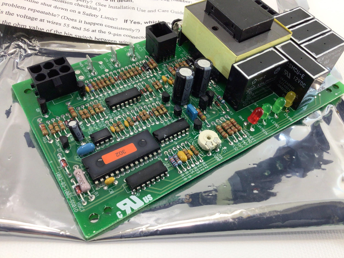 Ice Box Control Board Manitowoc J&Q Series 76-2782-3 Vintage NOS Electronics Replacement Part