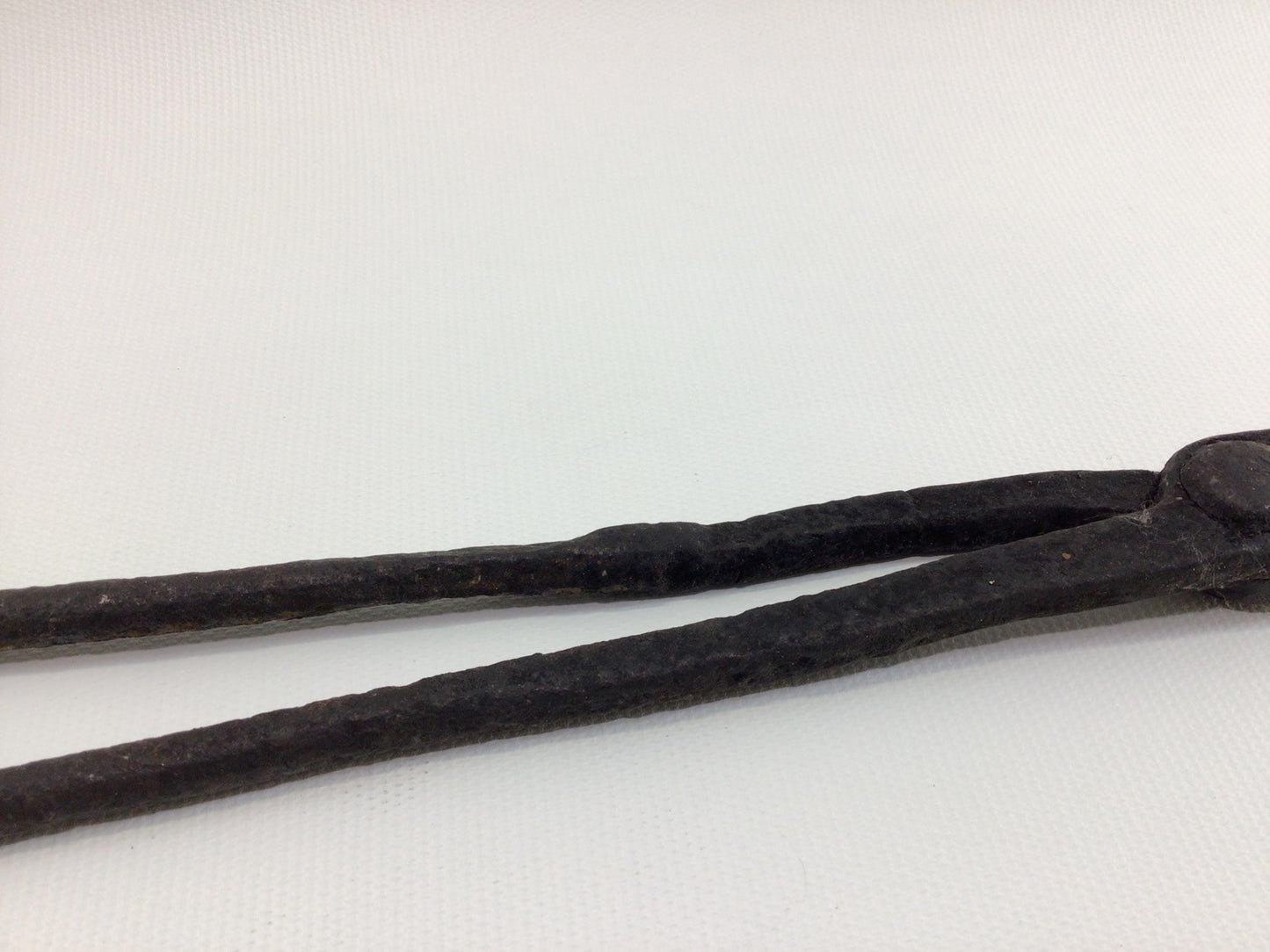 Blacksmith Forge Tongs Hand Made Wrought Iron Antique Primitive Hand Tool