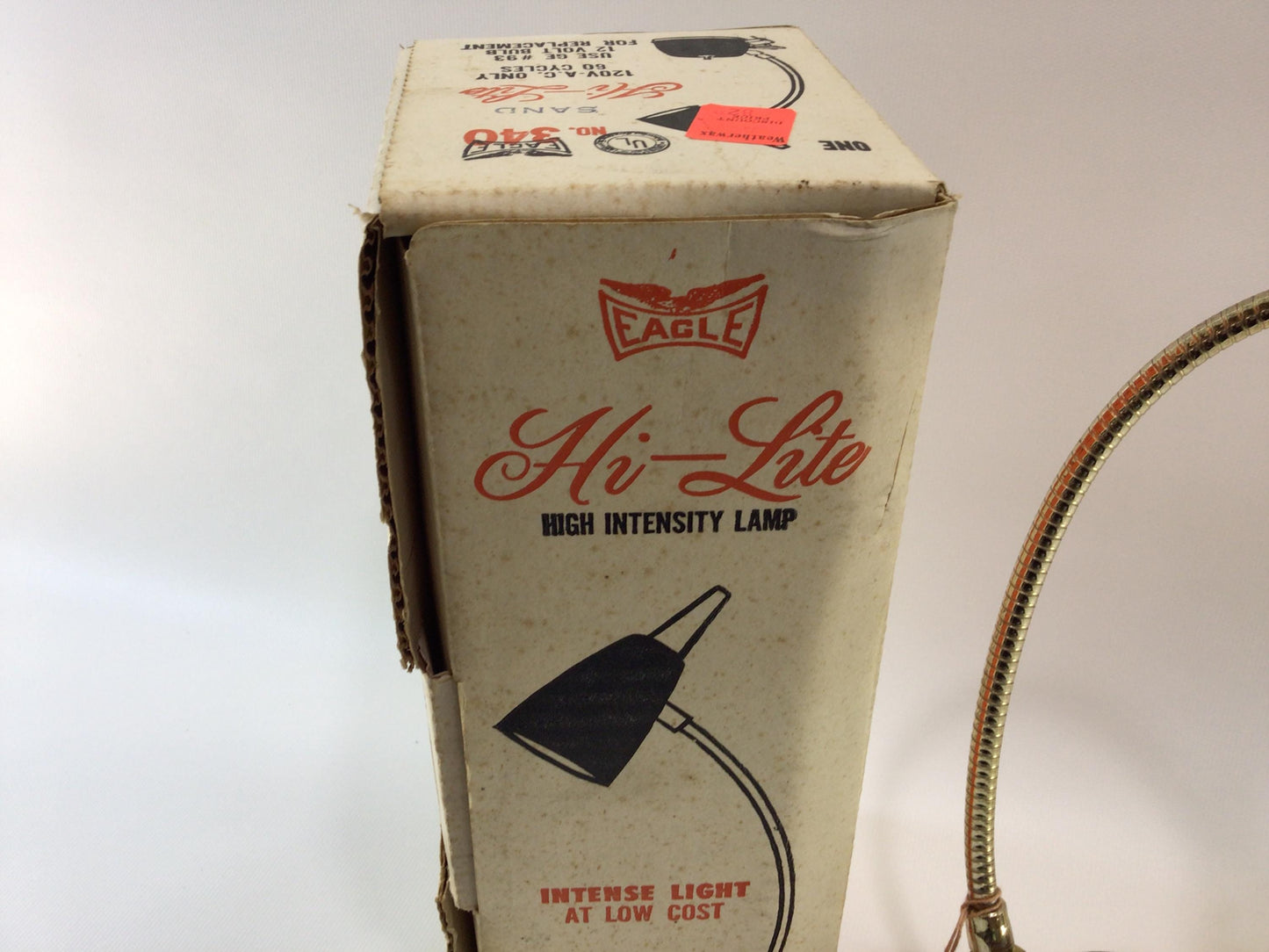 Mid Century Eagle Hi-Lite Desk Lamp Quality Made in USA Vintage Reading Lighting