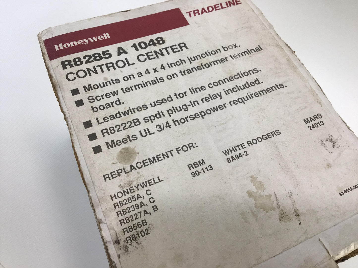Transformer Terminal Control Center Honeywell Tradeline R8285A 1048 Vintage NOS Electronics Replacement Part