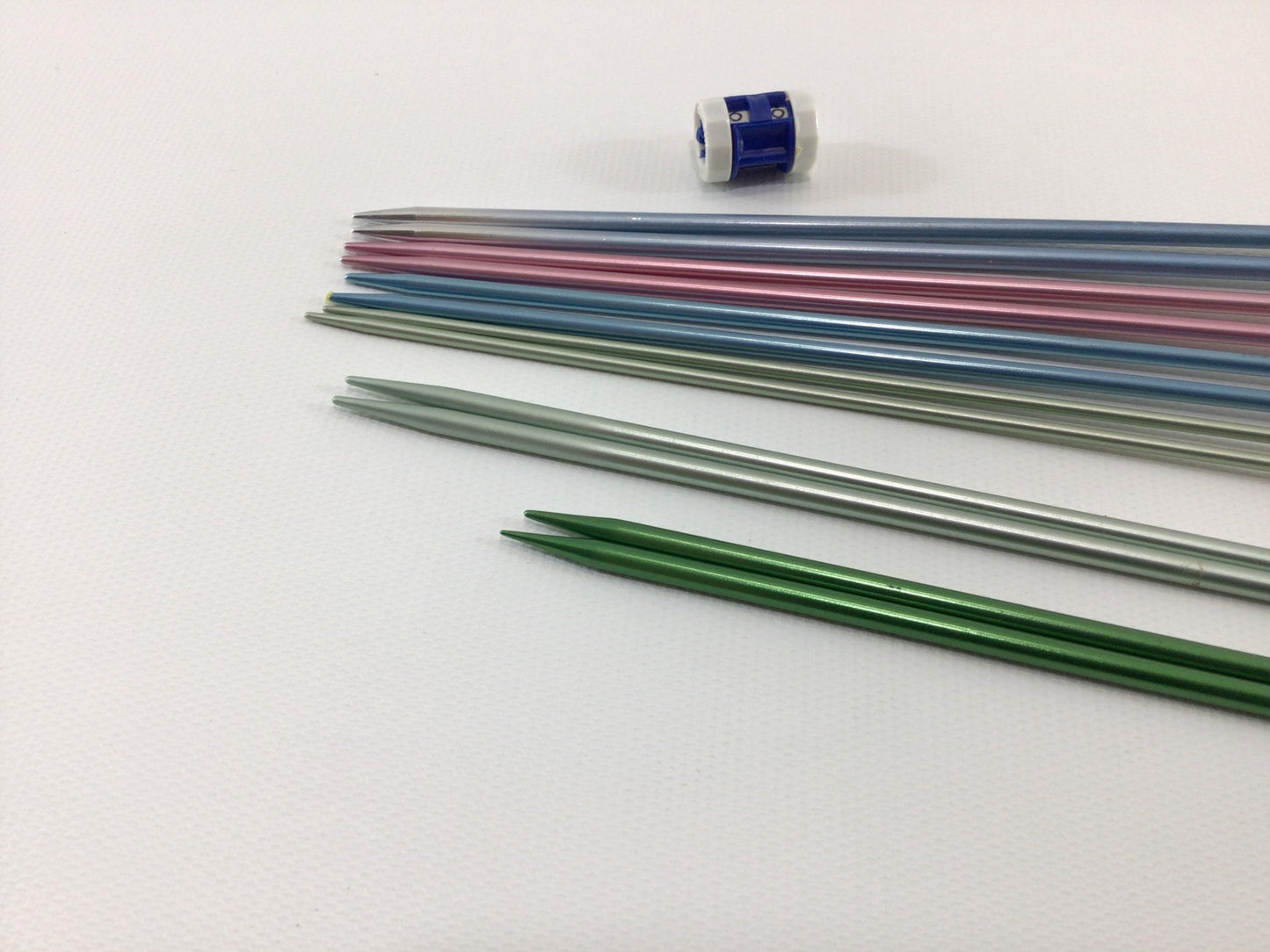 Knitting Needles Lot of 6 Pair 10" Single and Double Point Vintage Textile Tools Sizes 1 3 4 and 5