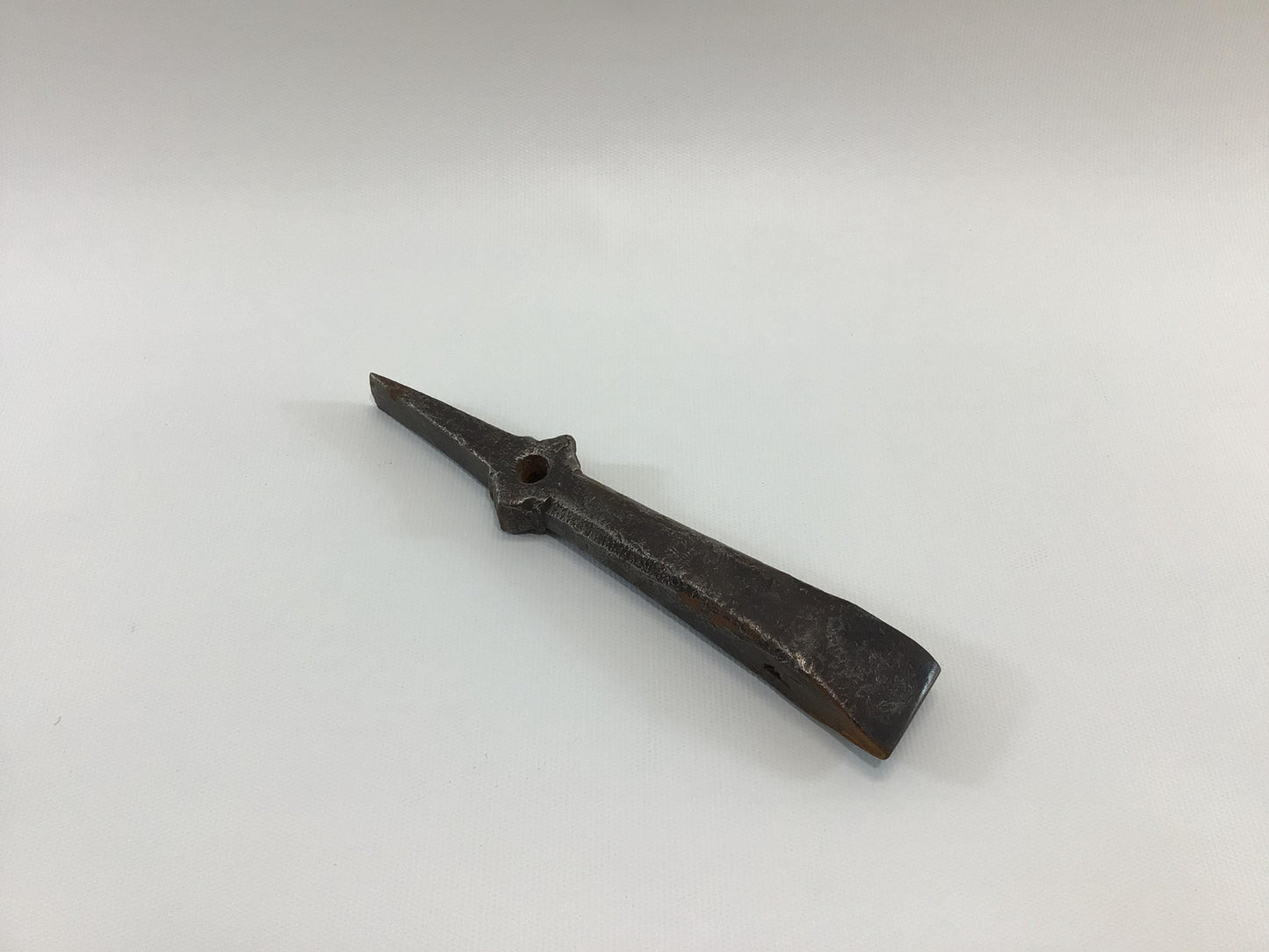 Blacksmith Hot Chisel Double Ended Cut-Off Anvil Antique Rustic Primitive Iron Forge Hand Tool