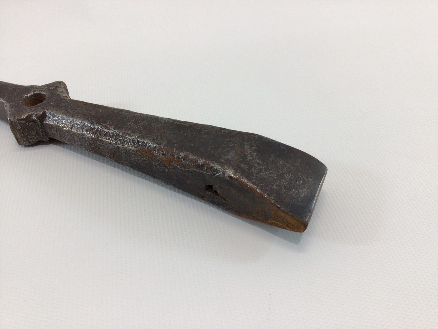 Blacksmith Hot Chisel Double Ended Cut-Off Anvil Antique Rustic Primitive Iron Forge Hand Tool