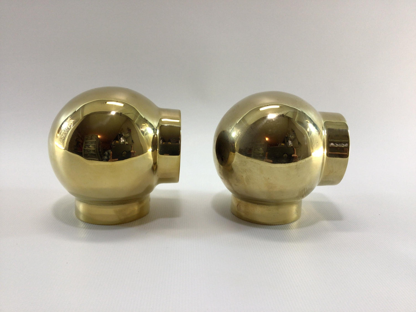 Brass Railing Hardware Lavi Industries Ball 90 Degree Elbow 00-702/2 Set of 2 Replacement Parts Pieces for 2" Diameter Tubing