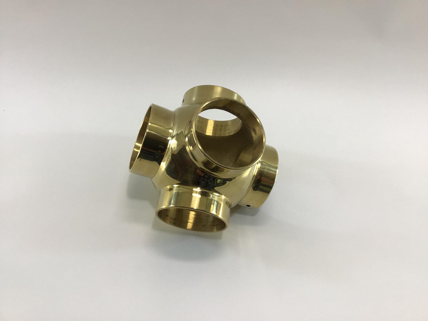 Brass Railing Hardware Lavi Industries Ball Side Outlet Cross 00-707/2 Replacement Parts Pieces for 2" Diameter Tubing